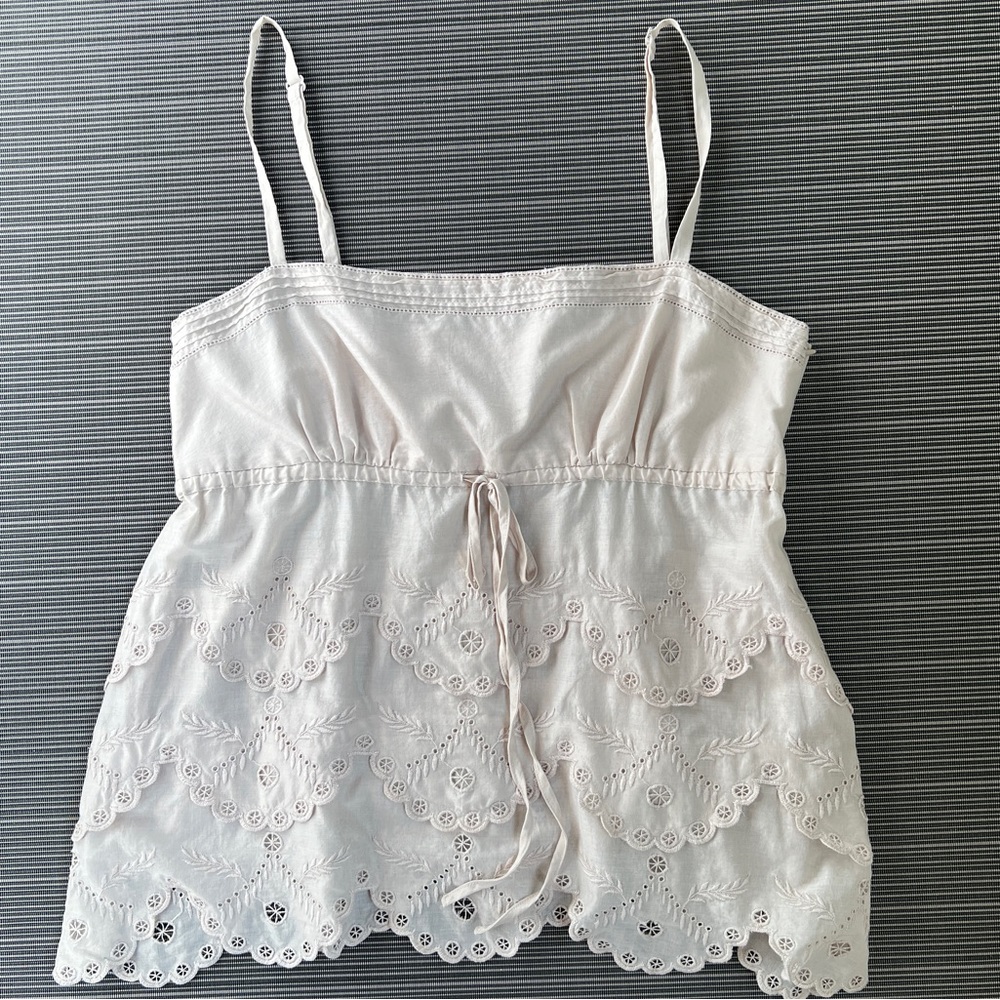 BCBGMaxAzria Cream Lace Top